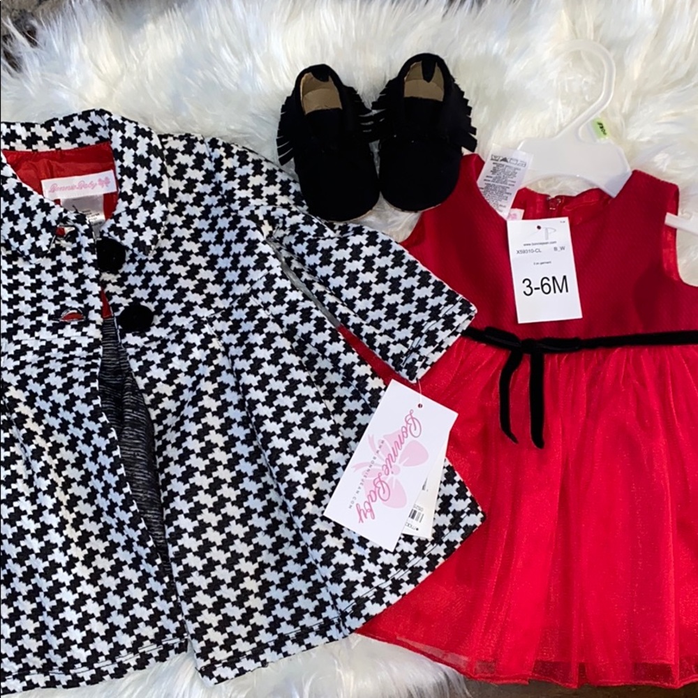 Baby coat dress and shoes!